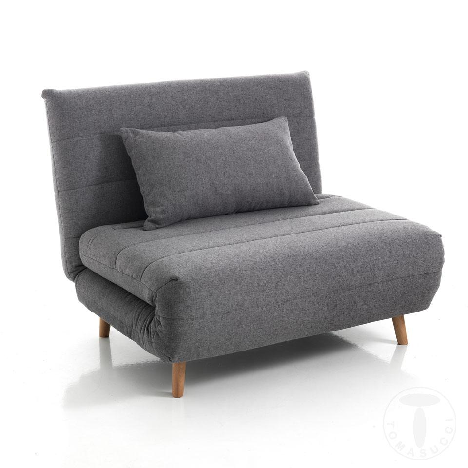 Tomasucci poltrona / letto SHIFT LINES GREY