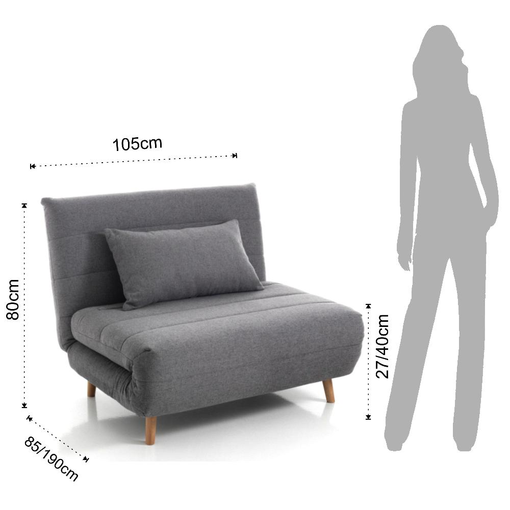 Tomasucci poltrona / letto SHIFT LINES GREY Sconto