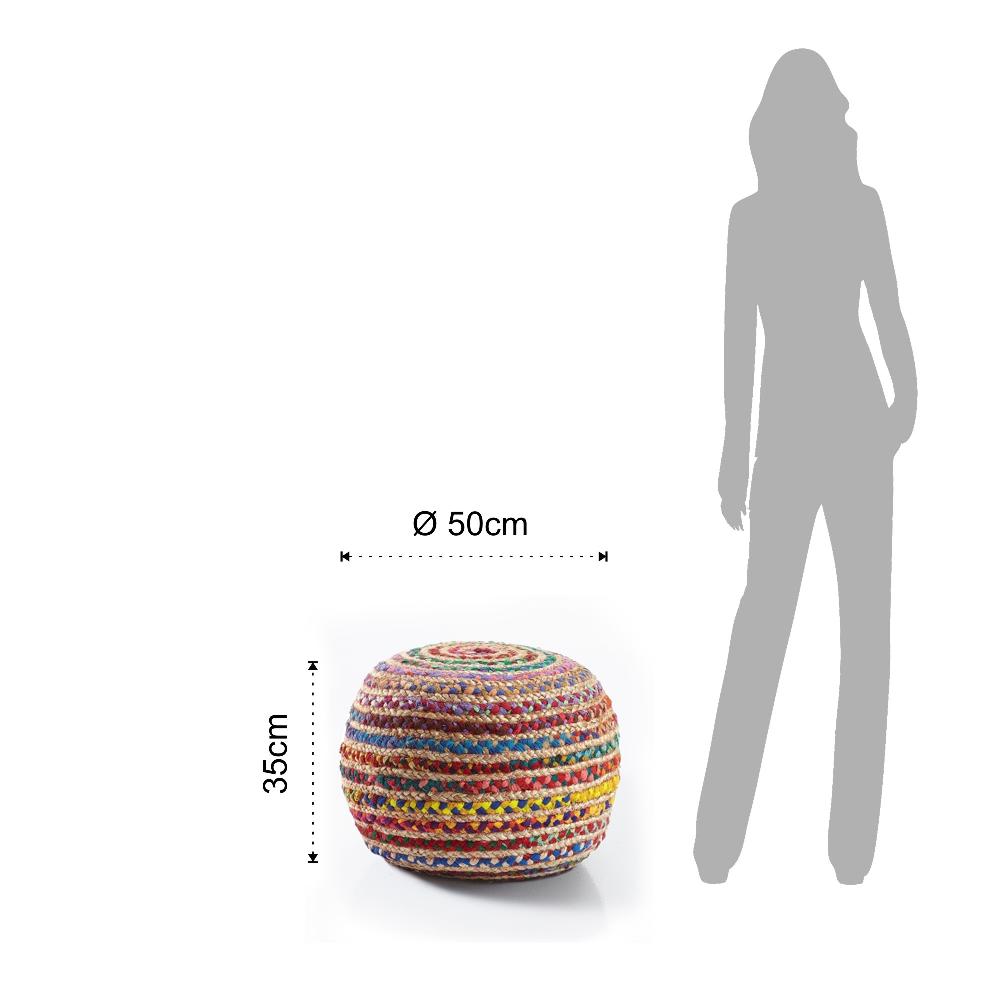 Tomasucci pouf RAINBOW Moda