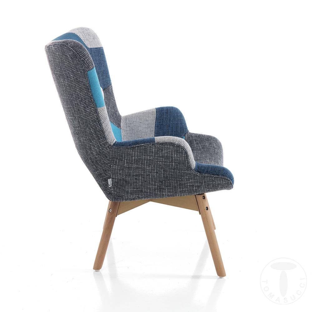 Tomasucci poltrona KALEIDOS-G BLUE Italia