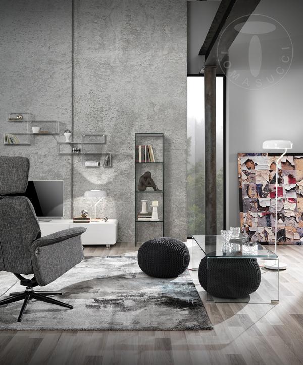 Tomasucci pouf LIKE GRAY Qualità