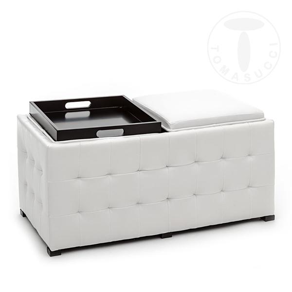 Tomasucci doppio pouf DIZZY WHITE Fino Al -60%