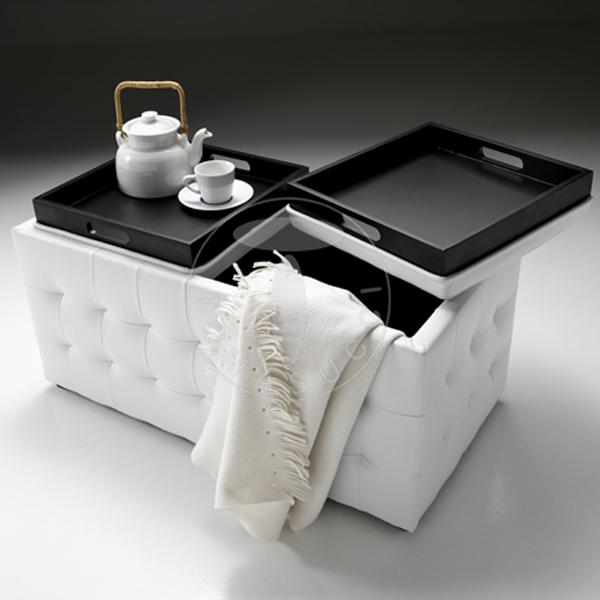 Tomasucci doppio pouf DIZZY WHITE Fino Al -60%
