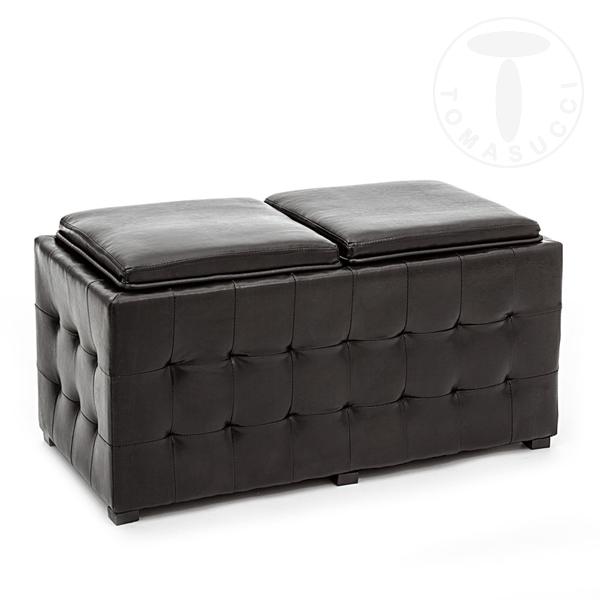 Tomasucci doppio pouf DIZZY BLACK Affare Del Giorno
