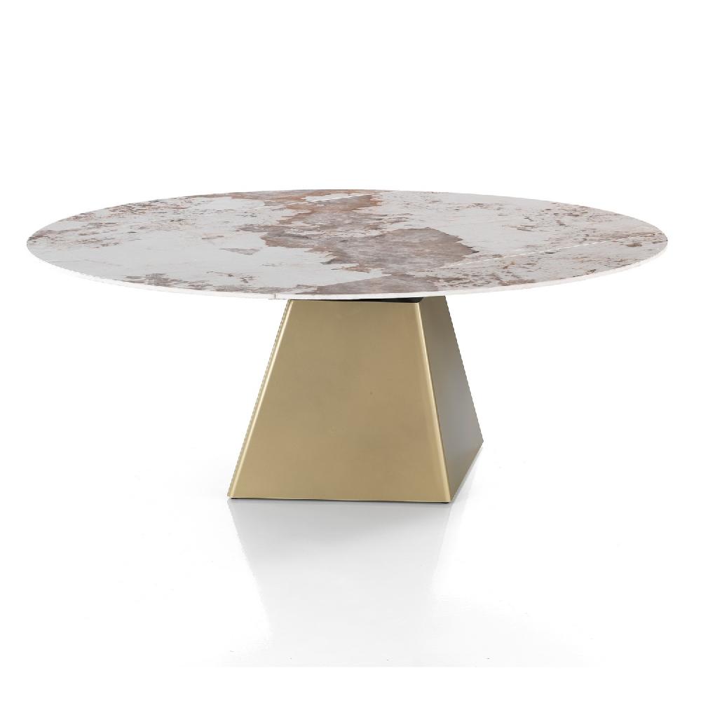 Tomasucci Tavolo allungabile BOLLARD ONICE GOLD Latest stili