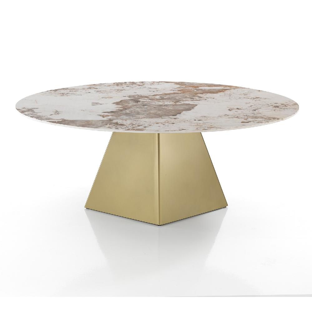 Tomasucci Tavolo allungabile BOLLARD ONICE GOLD Latest stili