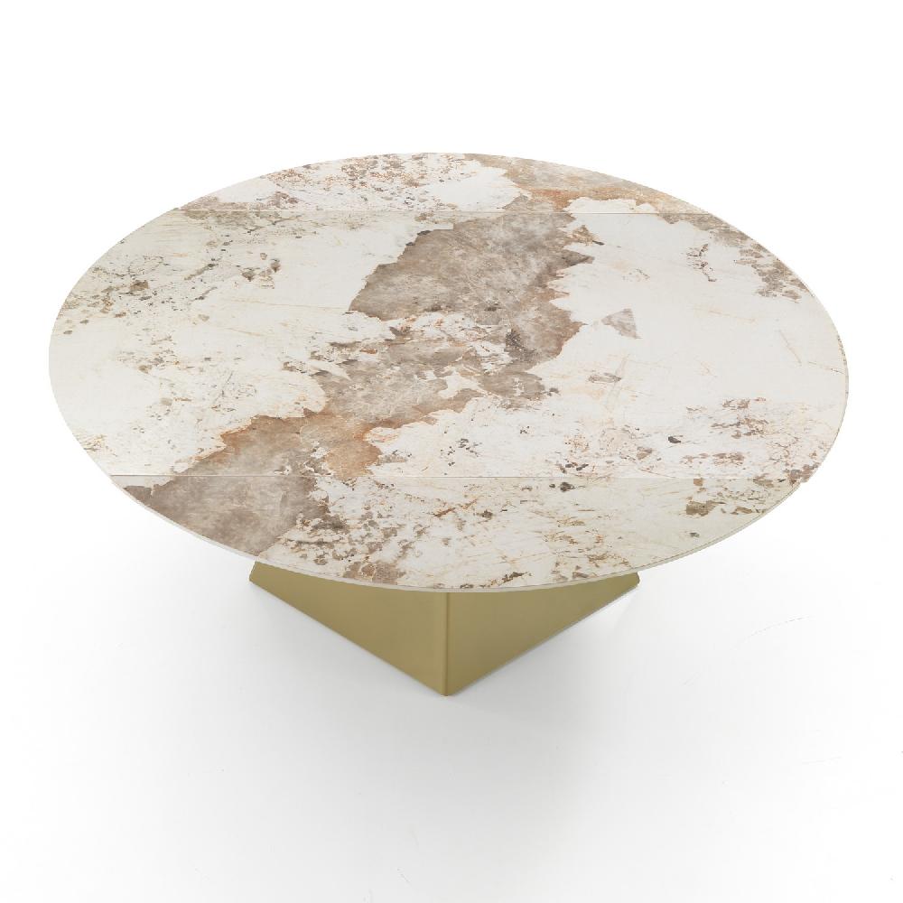 Tomasucci Tavolo allungabile BOLLARD ONICE GOLD Latest stili