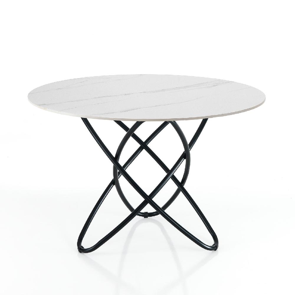 Tomasucci Tavolo HULA HOOP WHITE MARBLE Promozione temporanea