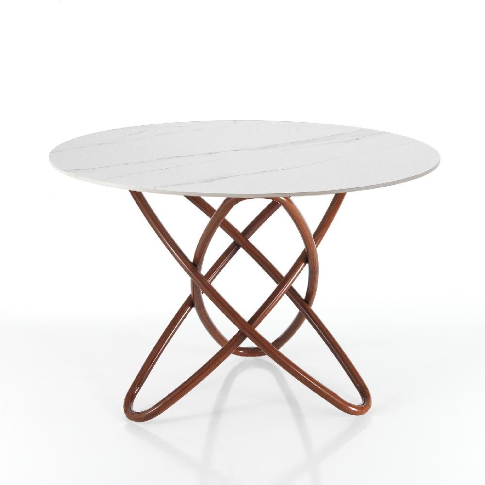 Tomasucci Tavolo HULA HOOP WOOD - WHITE MARBLE Discount Store per i nuovi prodotti