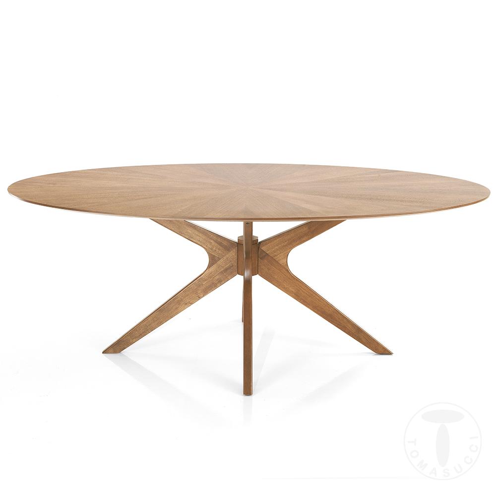 Tomasucci Tavolo ovale TALLIN WOOD Black Friday Prezzi