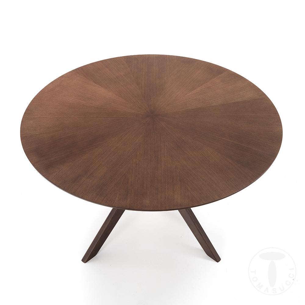 Tomasucci Tavolo rotondo TALLIN DARK WOOD Consegna Veloce