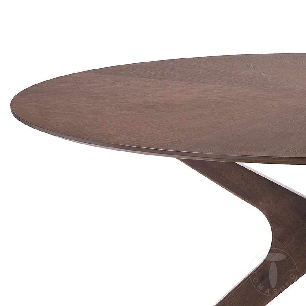 Tomasucci Tavolo rotondo TALLIN DARK WOOD Consegna Veloce