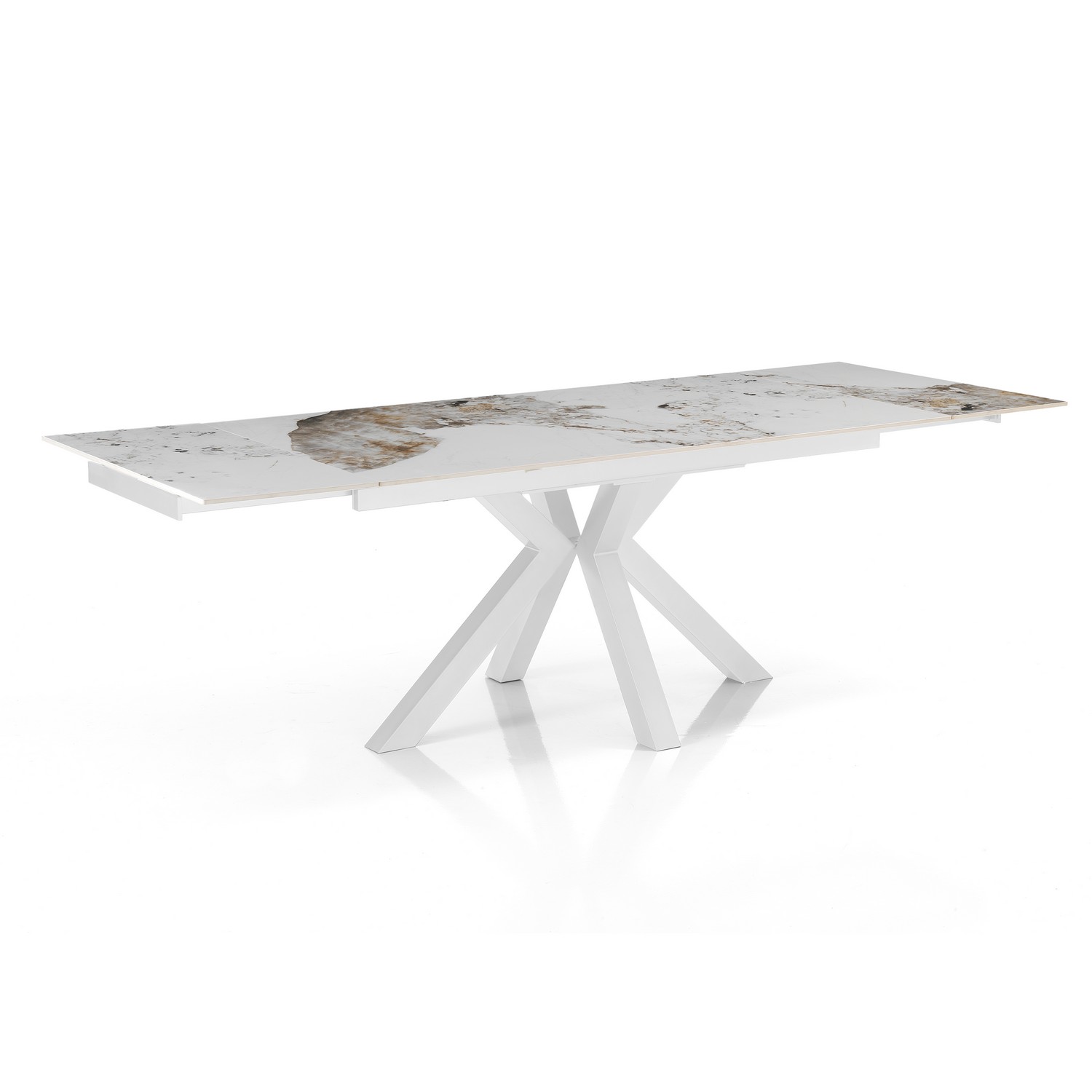 Tomasucci Tavolo allungabile TYCHI ONICE WHITE Prezzo Ridotto