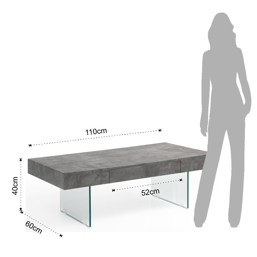 Tomasucci tavolino WAVER CEMENT Online Outlet