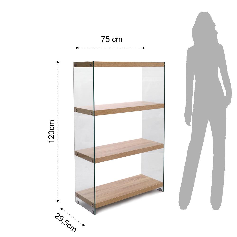 Tomasucci libreria 4 ripiani NANCY 75 Super Saving Price