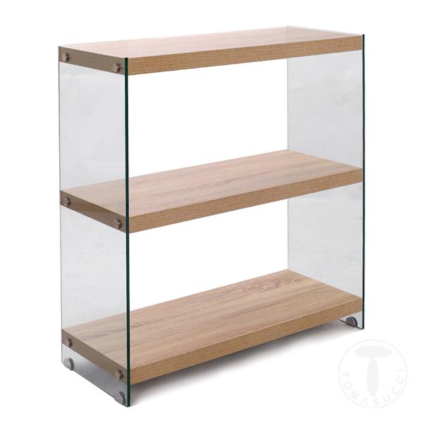 Tomasucci libreria 3 ripiani NANCY 75 Ritorno libero