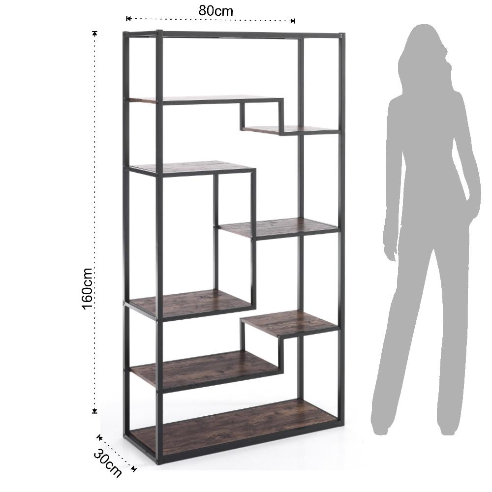 Tomasucci Mobile / Libreria JUMBLE HIGH BLACK Latest stili