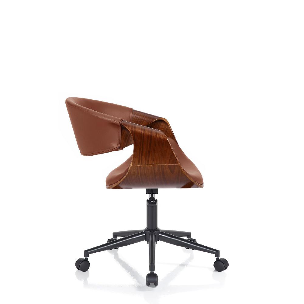 Tomasucci poltrona da ufficio VISBY-C DARK WOOD In Vendita
