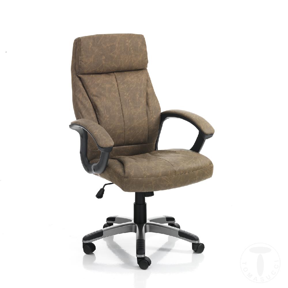 Tomasucci poltrona da ufficio RYE BROWN