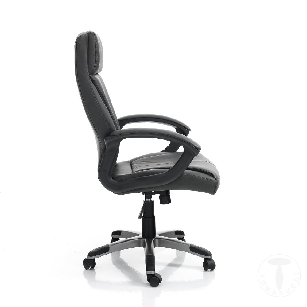 Tomasucci poltrona da ufficio RYE BLACK Spedizione gratuita