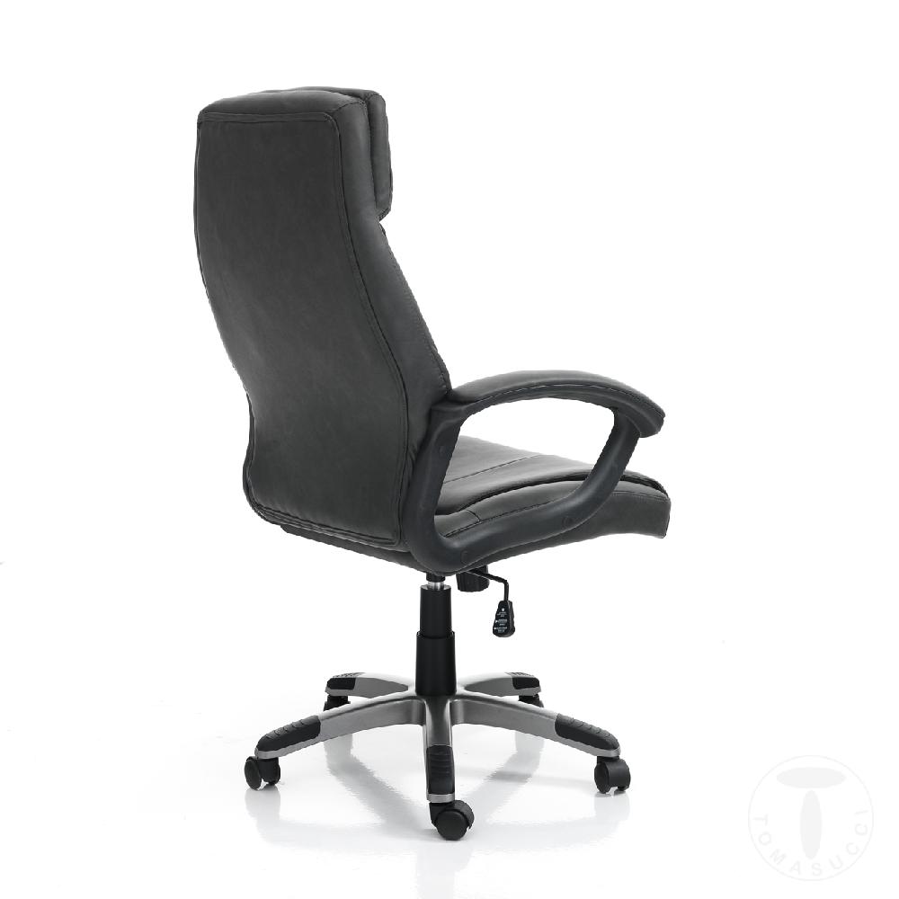 Tomasucci poltrona da ufficio RYE BLACK Spedizione gratuita