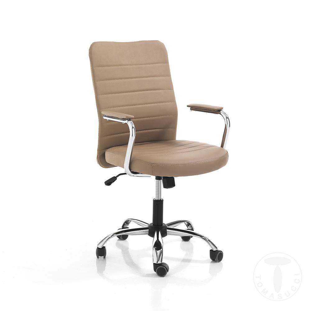Tomasucci poltrona da ufficio WICHITA BROWN