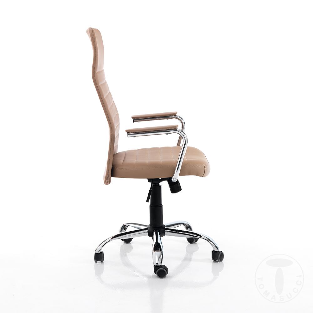 Tomasucci poltrona da ufficio WICHITA HIGH BROWN Black Friday