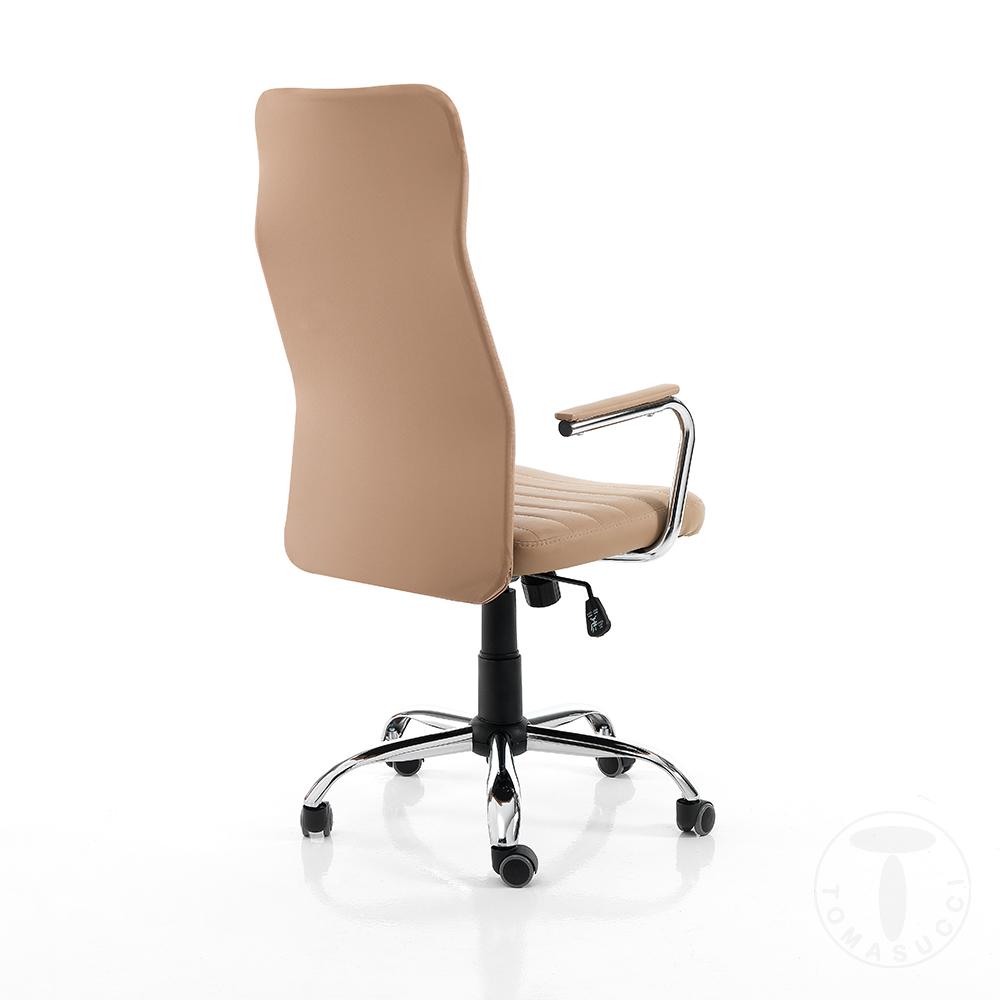 Tomasucci poltrona da ufficio WICHITA HIGH BROWN Black Friday
