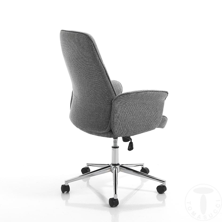 Tomasucci poltrona da ufficio DONY HIGH GREY Online Outlet