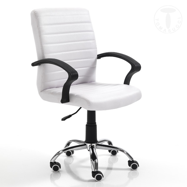 Tomasucci poltrona da ufficio PANY HIGH WHITE Liquidazione