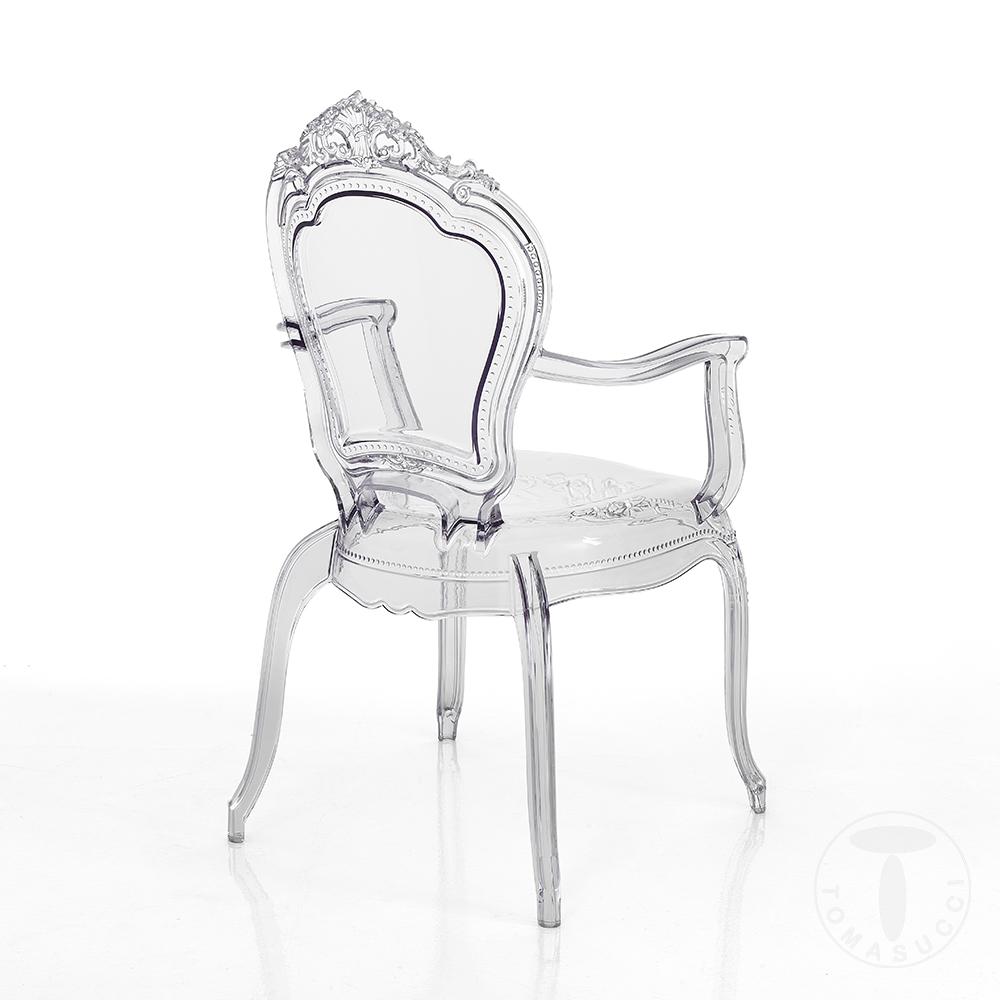Tomasucci sedia con braccioli da interno / esterno LISBONA CLEAR PLUS Fino al 50% di sconto