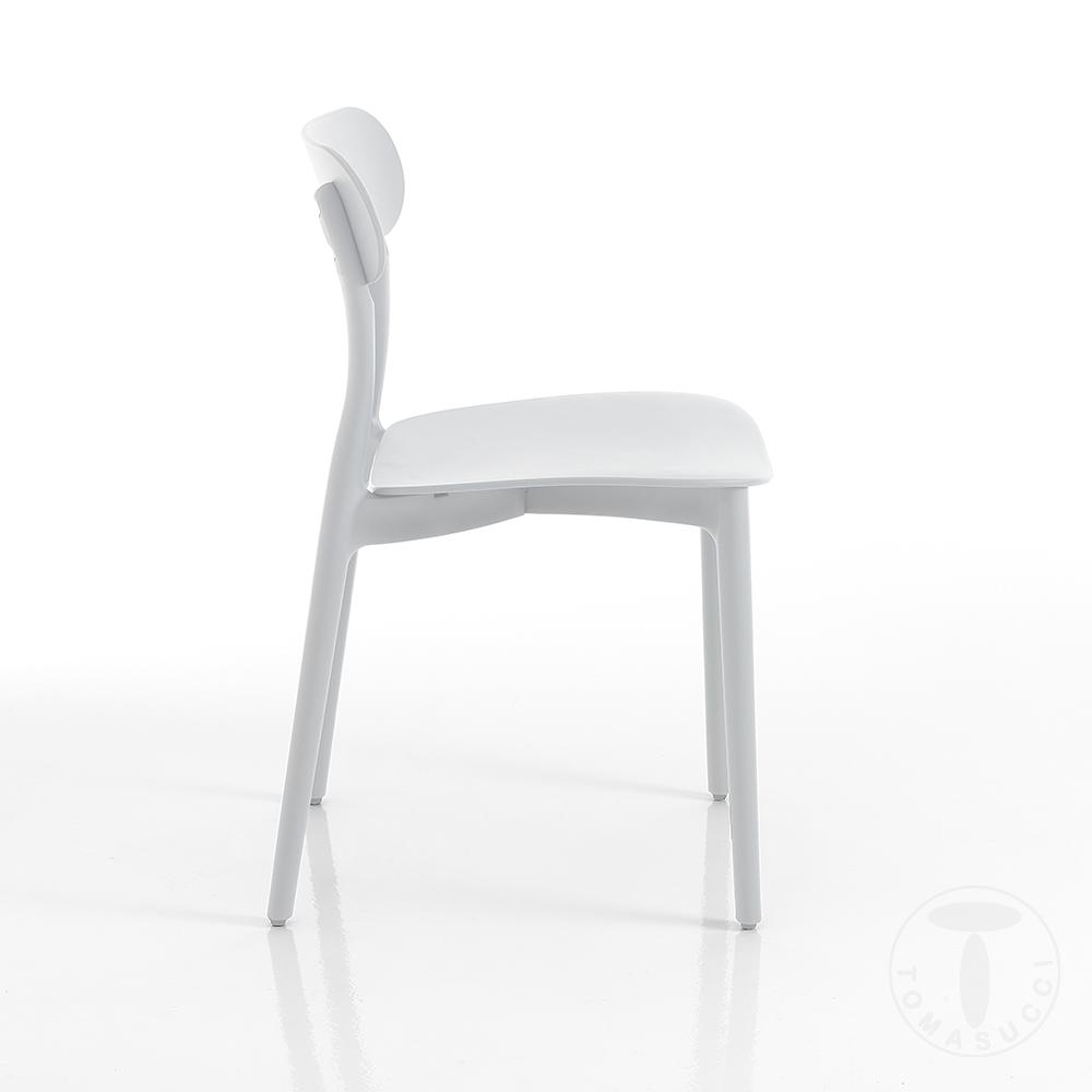 Tomasucci sedia da interno / esterno STOCCOLMA WHITE Fino al 65% di sconto
