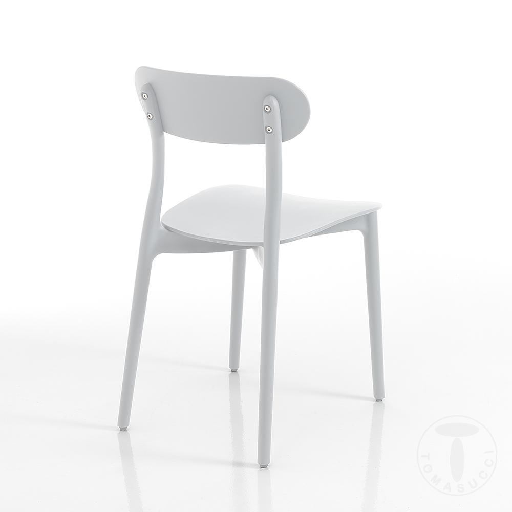Tomasucci sedia da interno / esterno STOCCOLMA WHITE Fino al 65% di sconto
