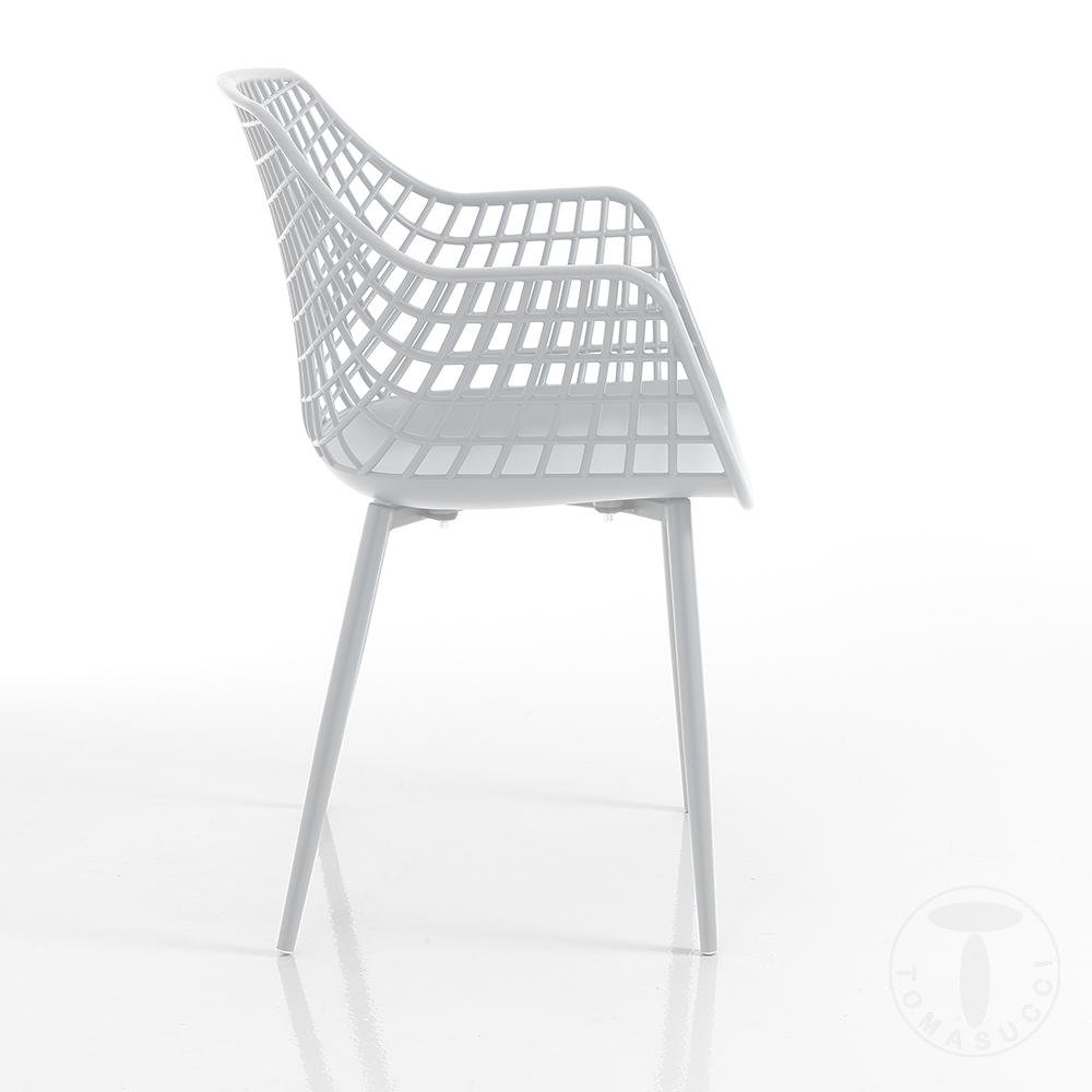Tomasucci sedia da interno / esterno NAIROBI WHITE PLUS Super sconto