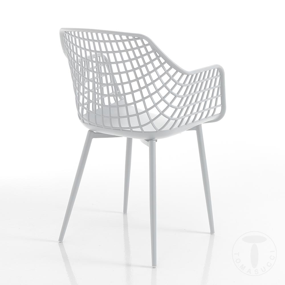 Tomasucci sedia da interno / esterno NAIROBI WHITE PLUS Super sconto