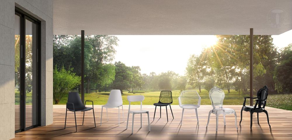 Tomasucci sedia da interno / esterno NAIROBI WHITE PLUS Super sconto