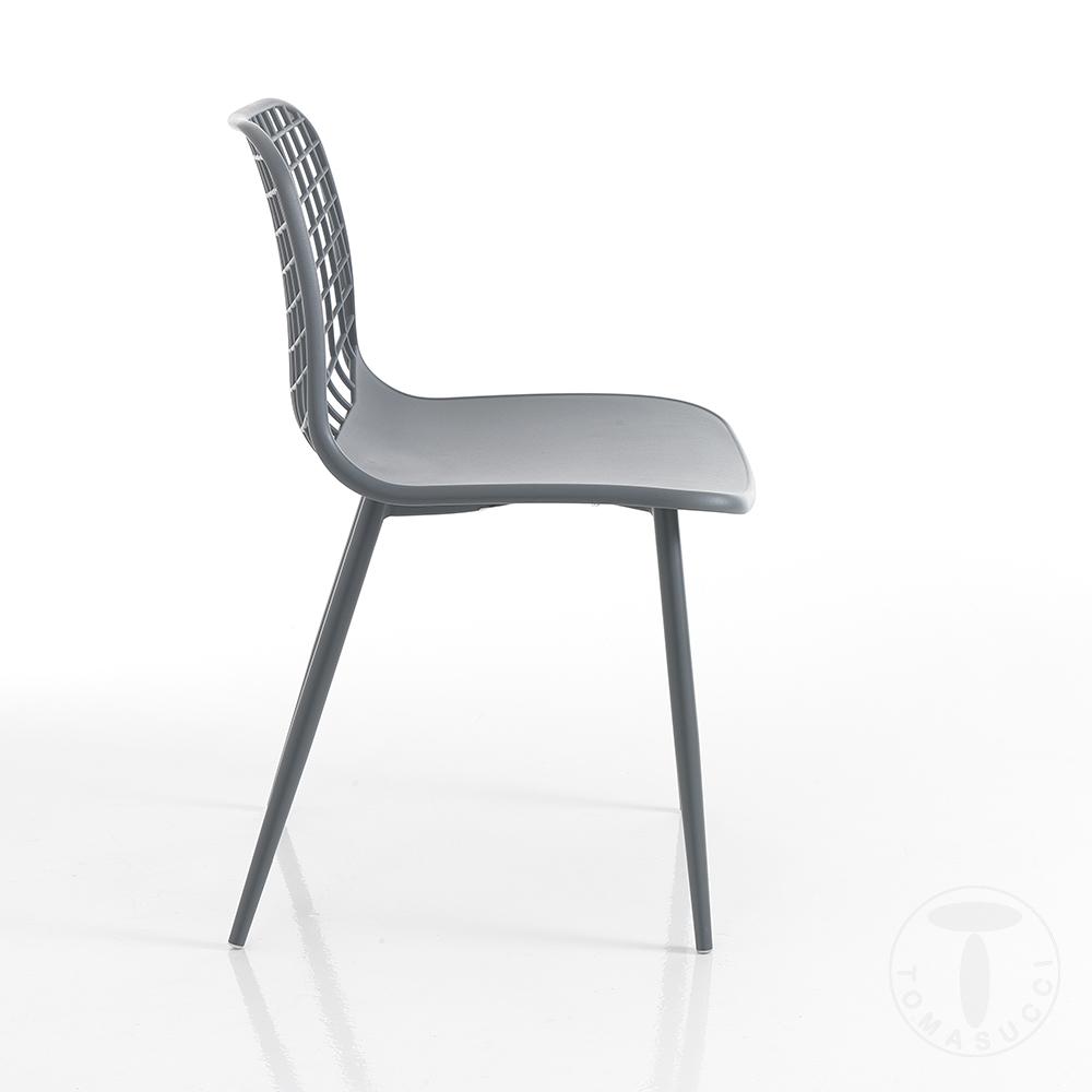 Tomasucci sedia da interno / esterno NAIROBI GREY 50% di sconto con spedizione gratuita