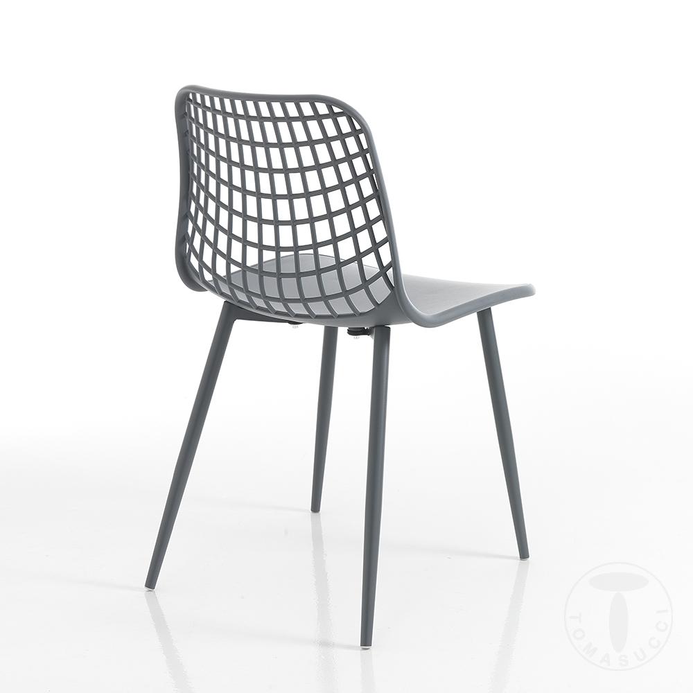 Tomasucci sedia da interno / esterno NAIROBI GREY 50% di sconto con spedizione gratuita