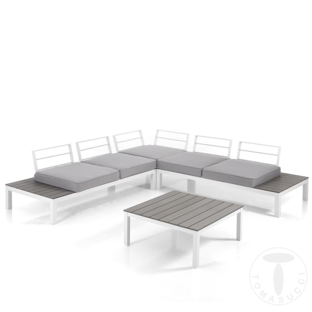 Tomasucci salotto interno / esterno NYDRI WHITE Italia