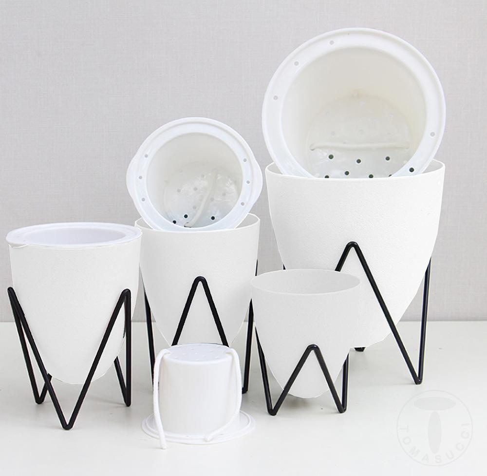 Tomasucci Vaso autoinnaffiante per esterno / interno POPPY LARGE Vendite Flash